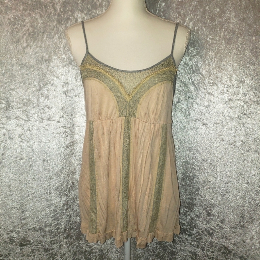 NWT Empire waist tunic Spaghetti strap